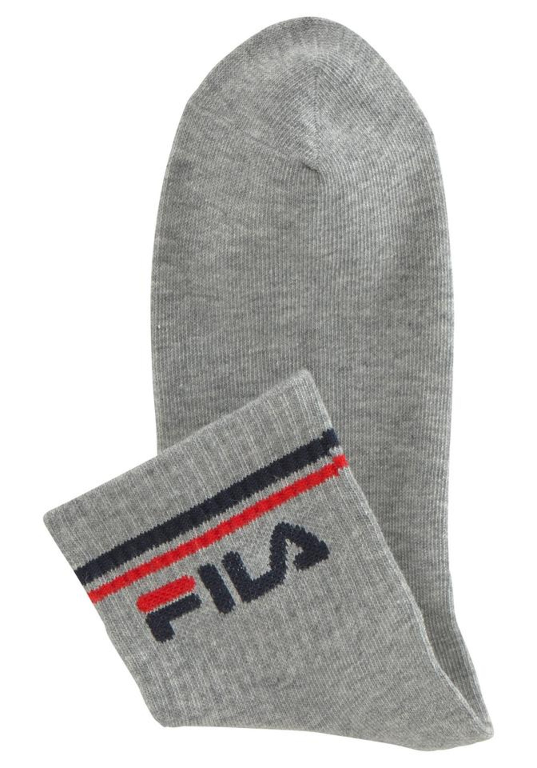 FILA Sportovní ponožky – šedá