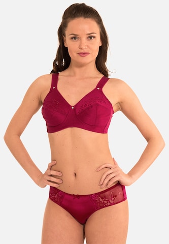 Minimiseur Soutien-gorge 'Lisette' LingaDore en rouge