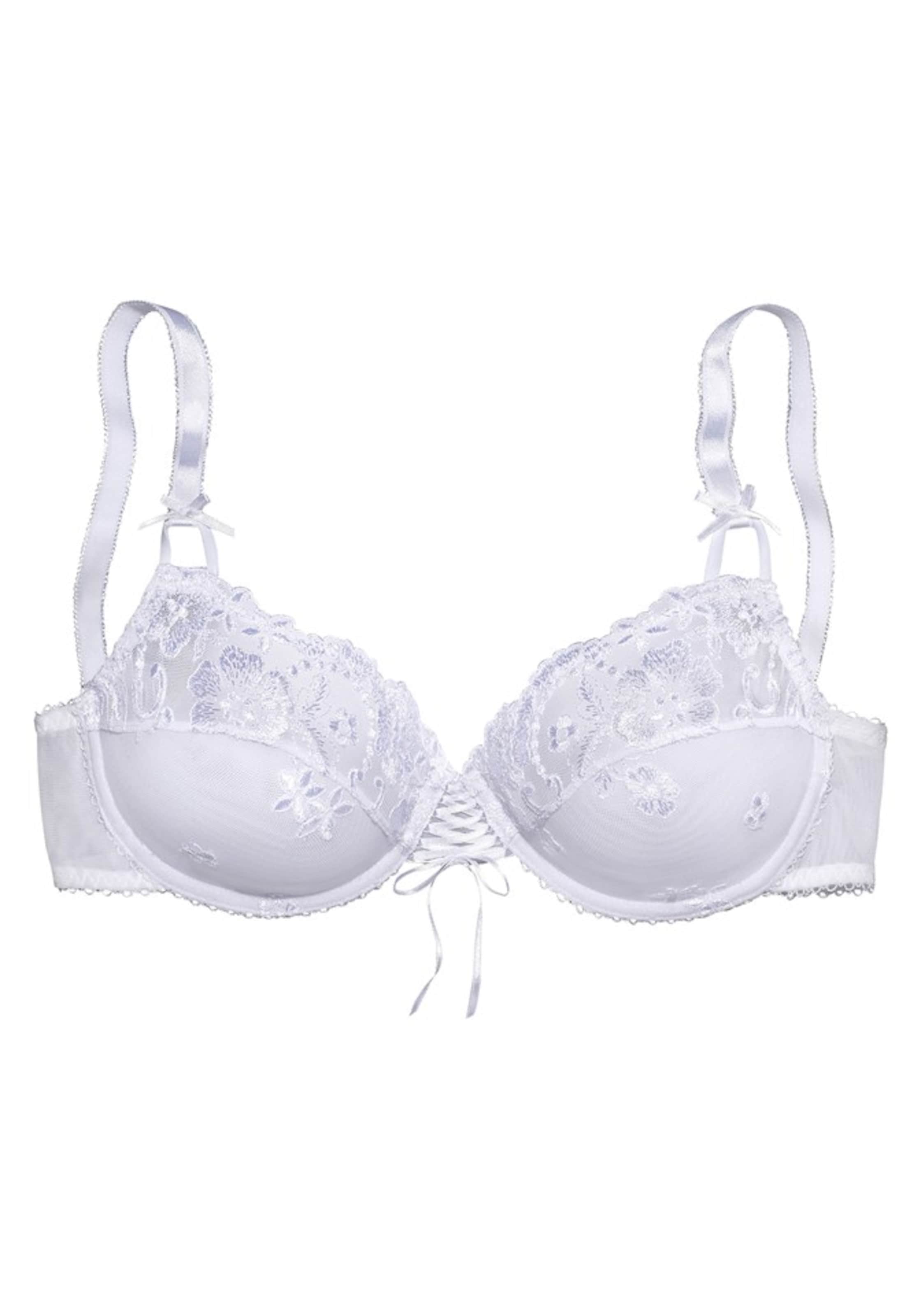 LASCANA - Push-up Sujetador en blanco: frente