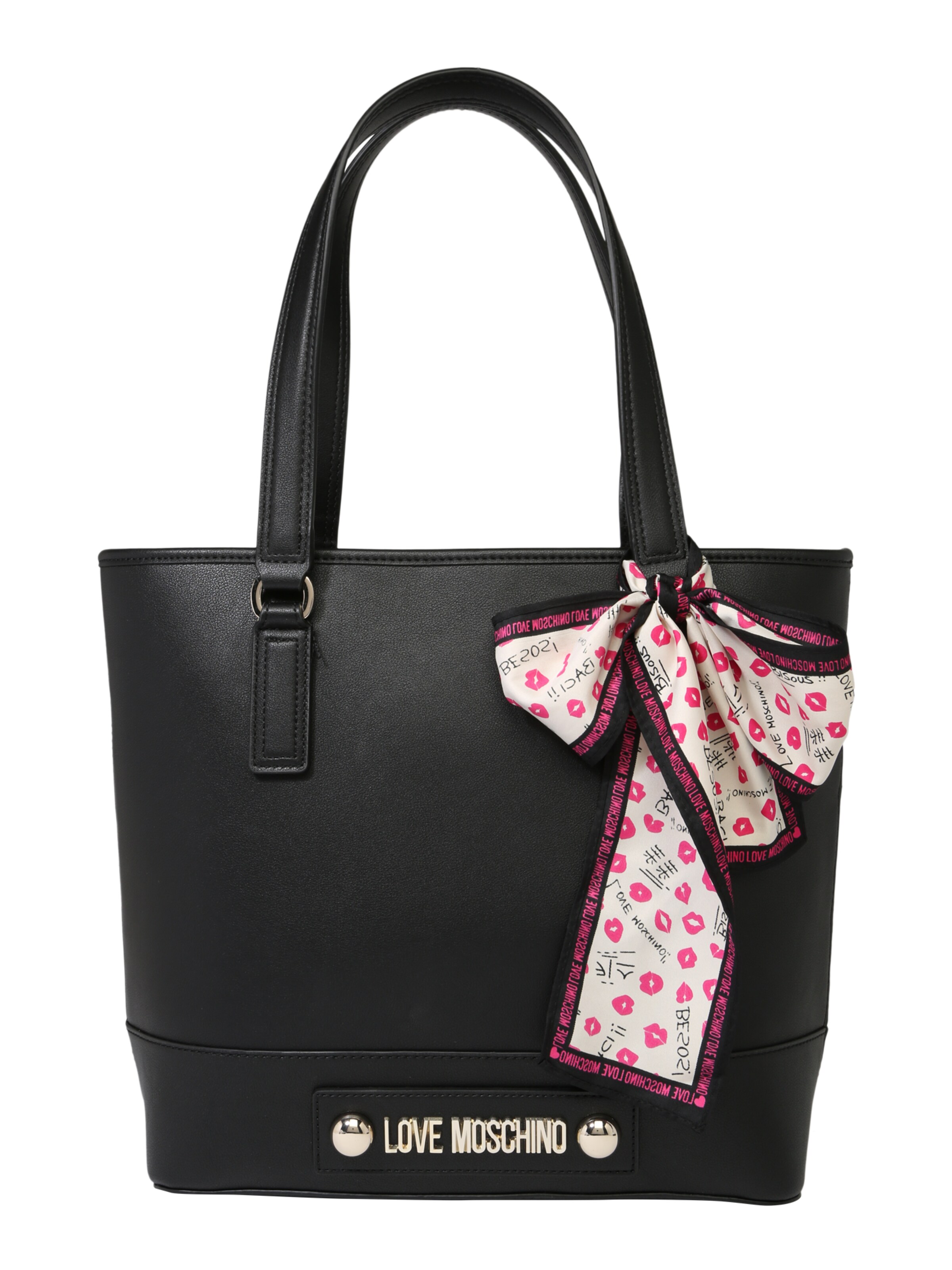 Love Moschino - Handtas 'BORSA NATURAL GRAIN PU NERO' in de kleur Zwart