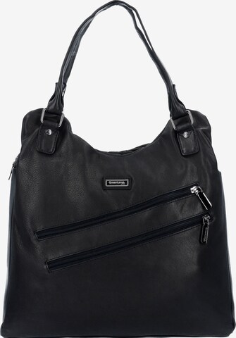 Greenland Nature Shoulder Bag in Black: front