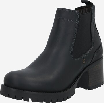 BULLBOXER Chelsea boots in Zwart: voorkant