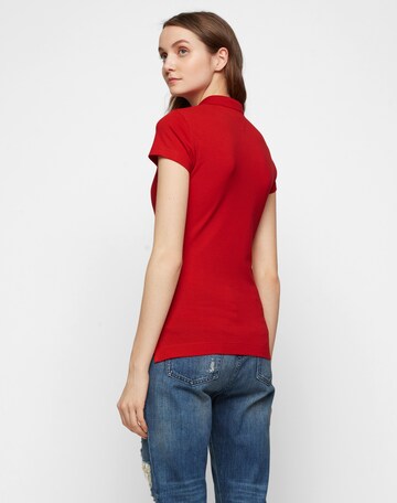 TOMMY HILFIGER Koszulka 'Chiara' w kolorze czerwony