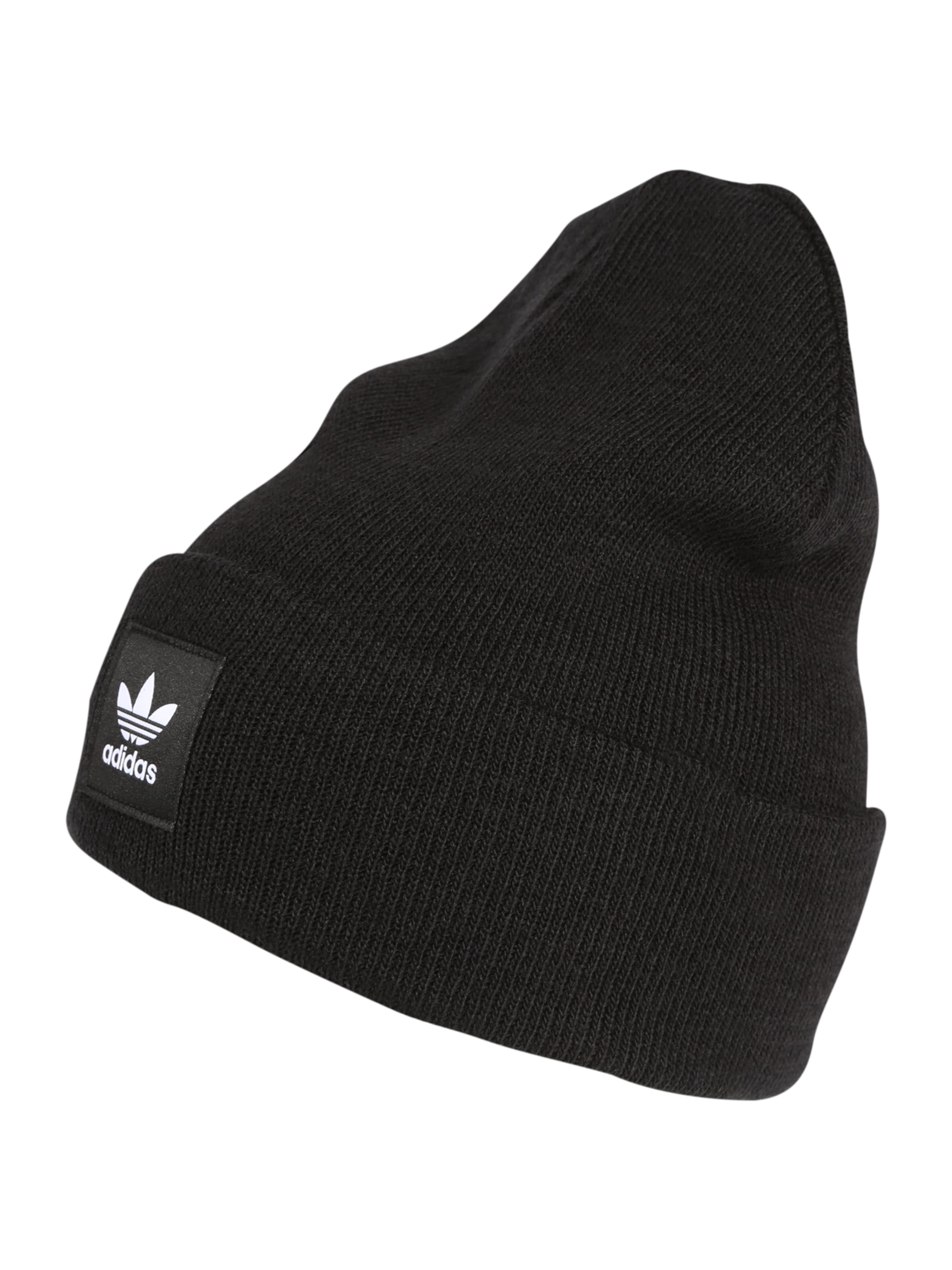 ADIDAS ORIGINALS Bonnet 'Adicolor Cuff' en noir, Vue avec produit