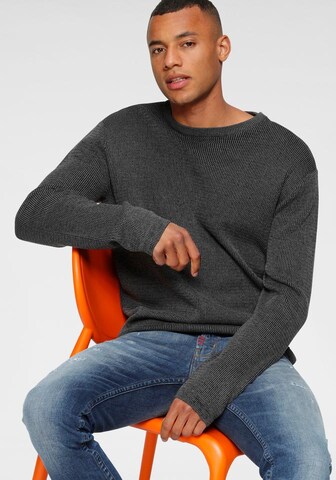 Bruno Banani Strickpullover in Grau