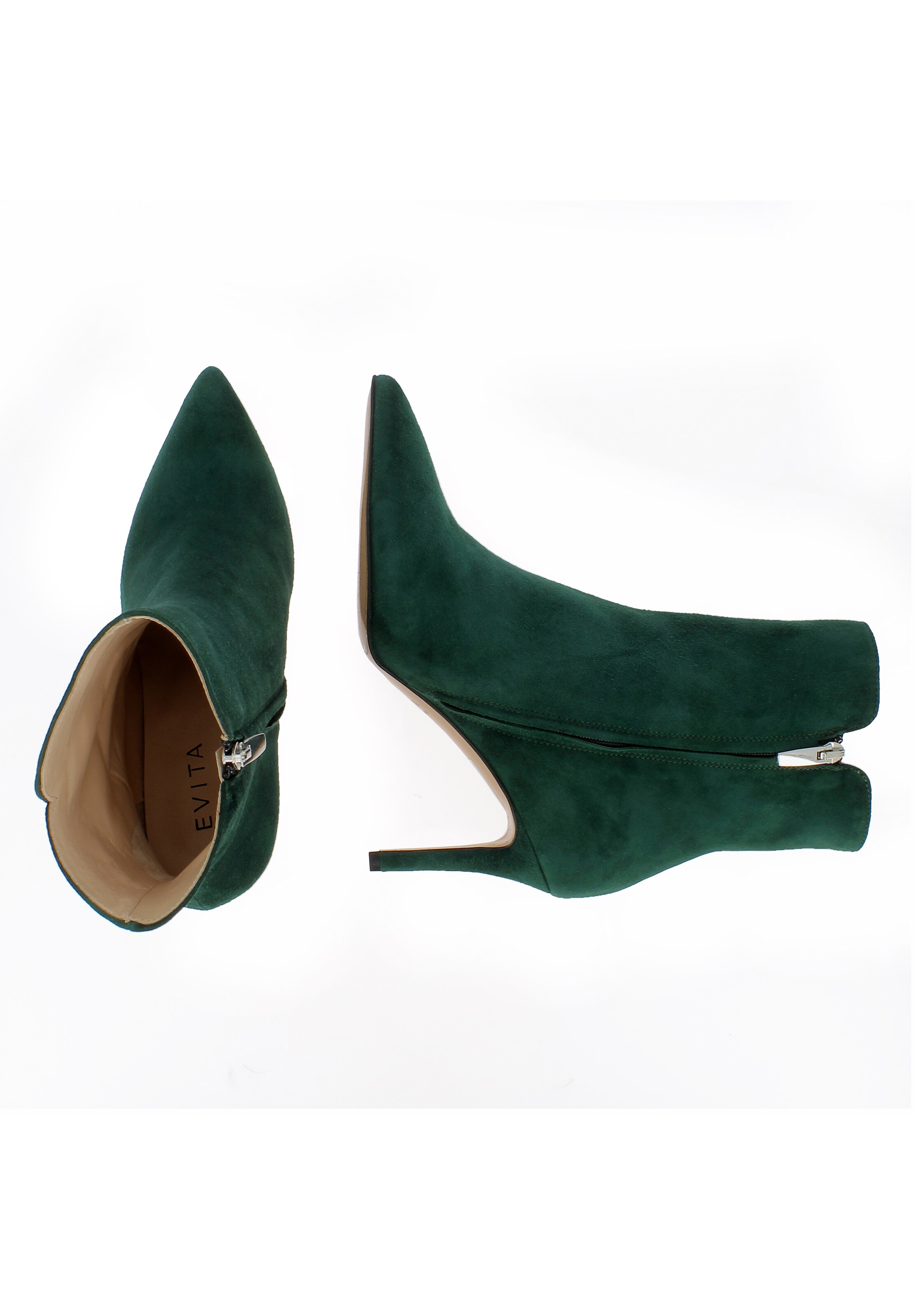 EVITA Enkellaarsjes 'Emanuela' in Groen