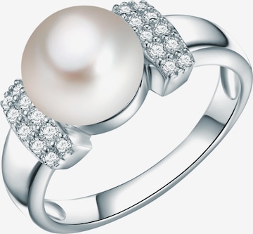 Valero Pearls Ring in Silver: front