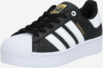 Sneaker low 'Superstar Bold' de la ADIDAS ORIGINALS pe negru: față