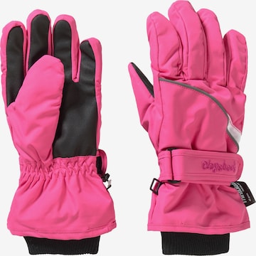 PLAYSHOES Gloves in Pink: front