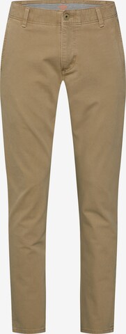 Dockers - Calças chino 'SMART 360 FLEX ALPHA SLIM (TAPERED)' em bege: frente