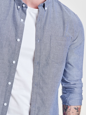 Coupe slim Chemise 'ALVARO' Only & Sons en bleu