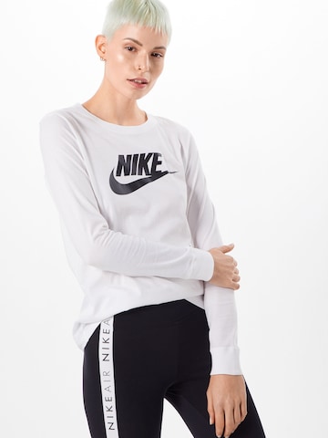 Maglietta di Nike Sportswear in bianco: frontale