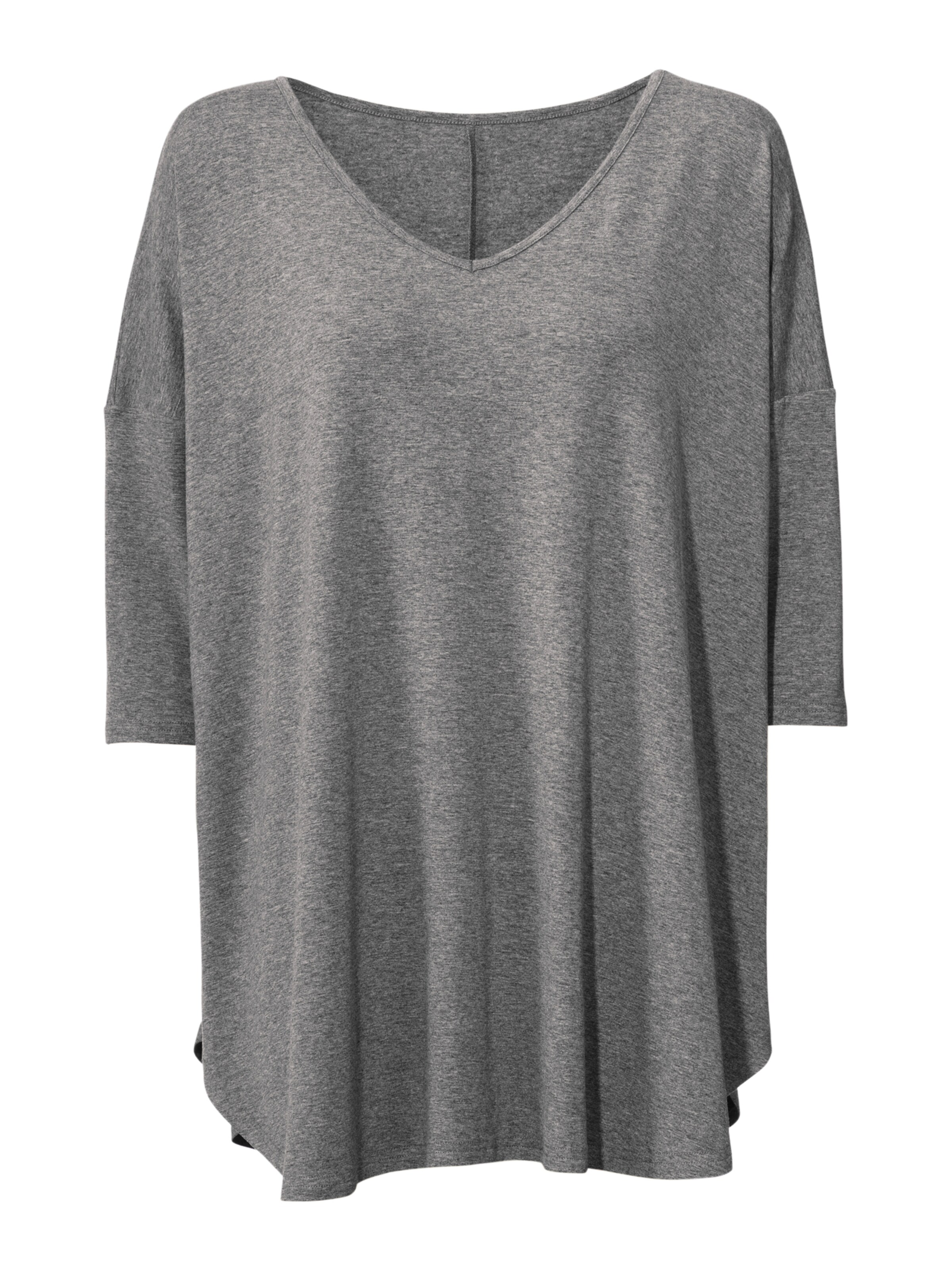 heine - Oversized shirt in de kleur Grijs gemêleerd