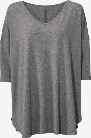 heine Oversized bluse i grå: forside