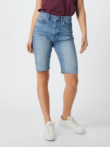 Superdry Slimfit Jeans 'Kari' in Blauw: voorkant