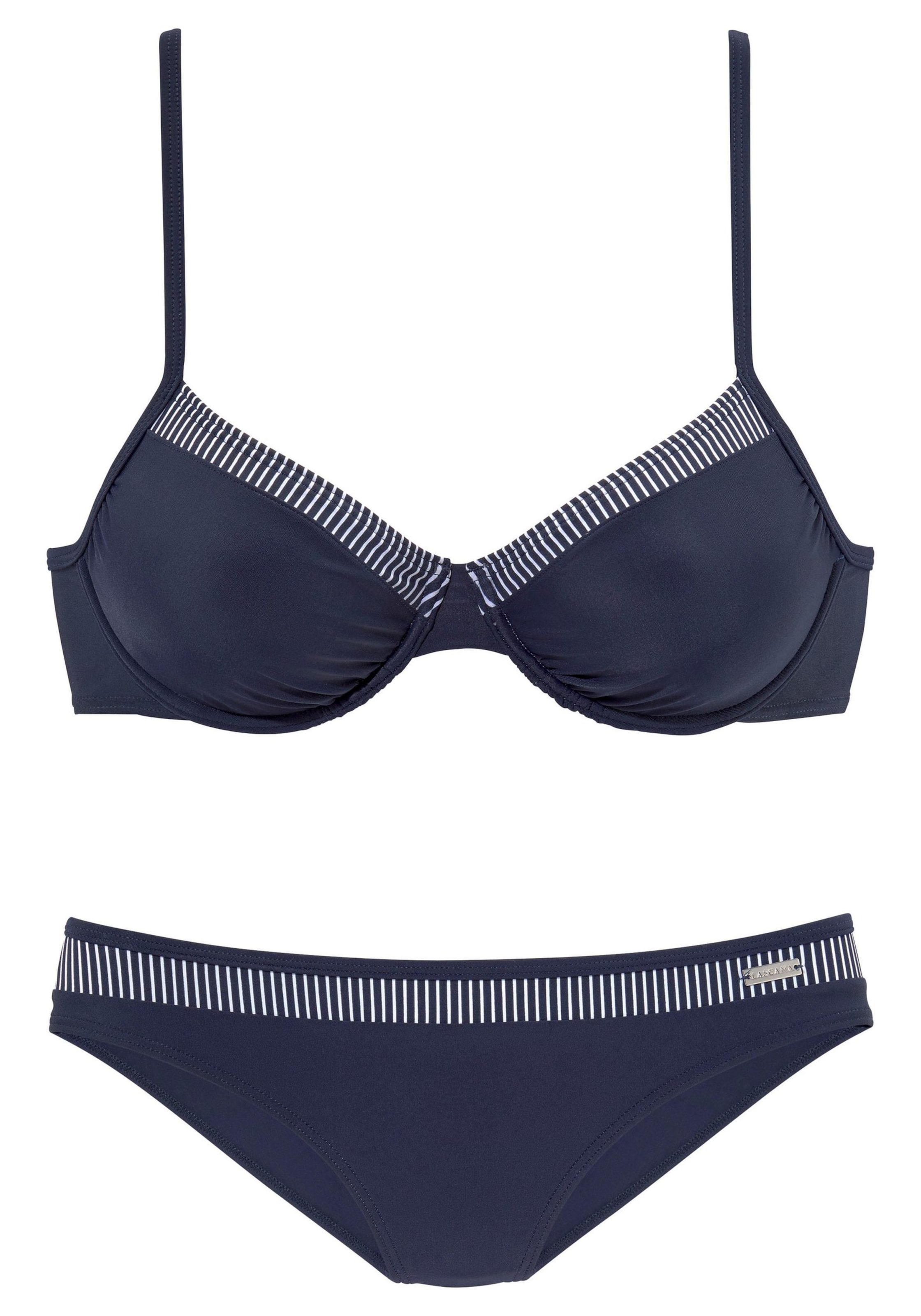 LASCANA Бикини в Синий: спереди