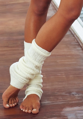 SYMPATICO Leg Warmers in Beige