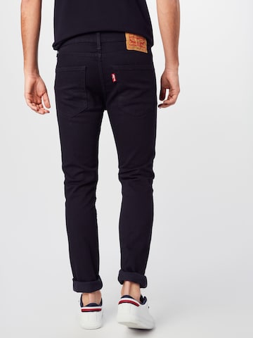 LEVI'S ® Slimfit Džíny '512 Slim Taper Lo Ball' – černá: zadní strana