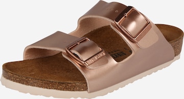 BIRKENSTOCK Sandals & Slippers 'Arizona' in Pink: front