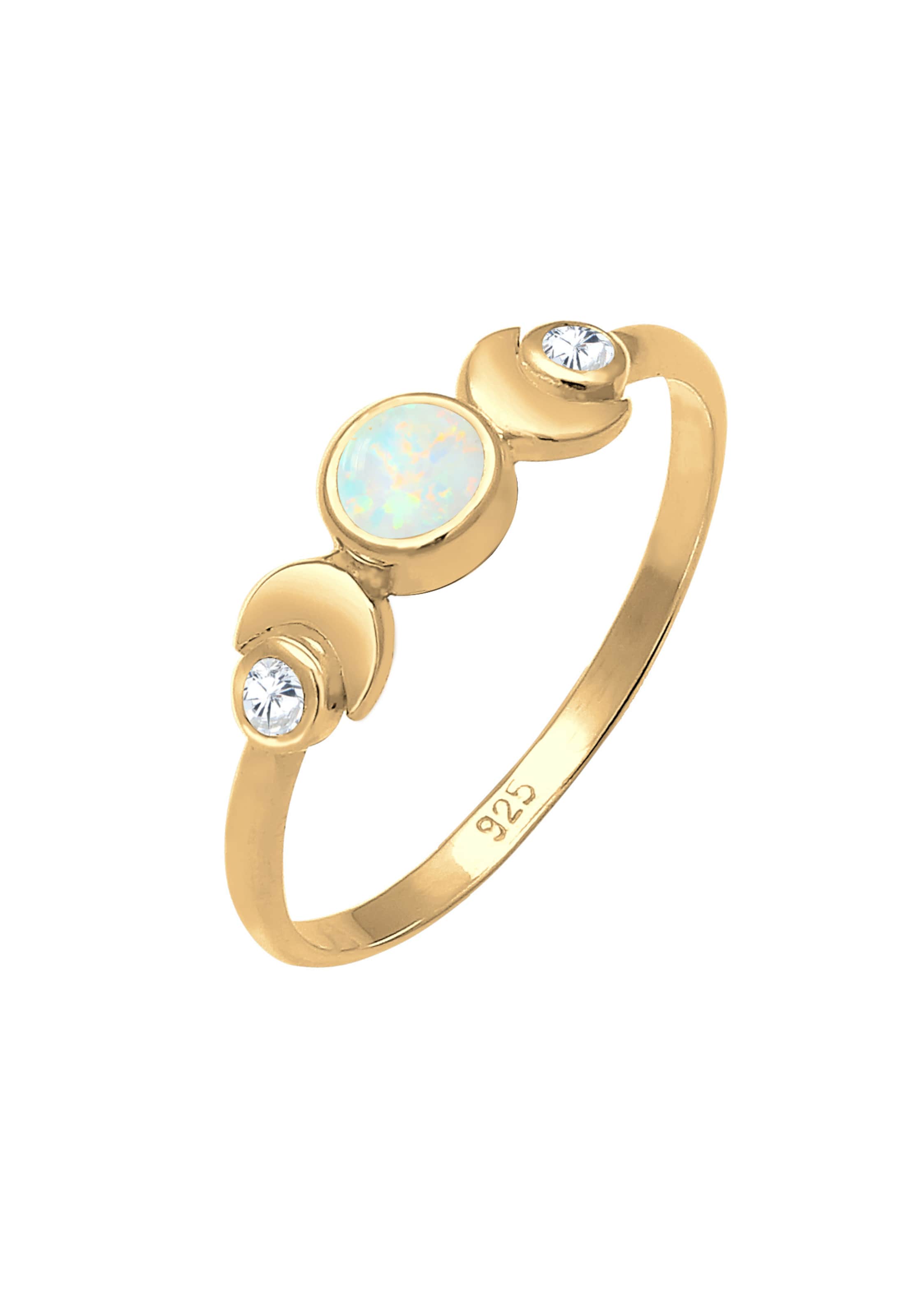 ELLI Ring 'Astro' in Gold: Vorderseite