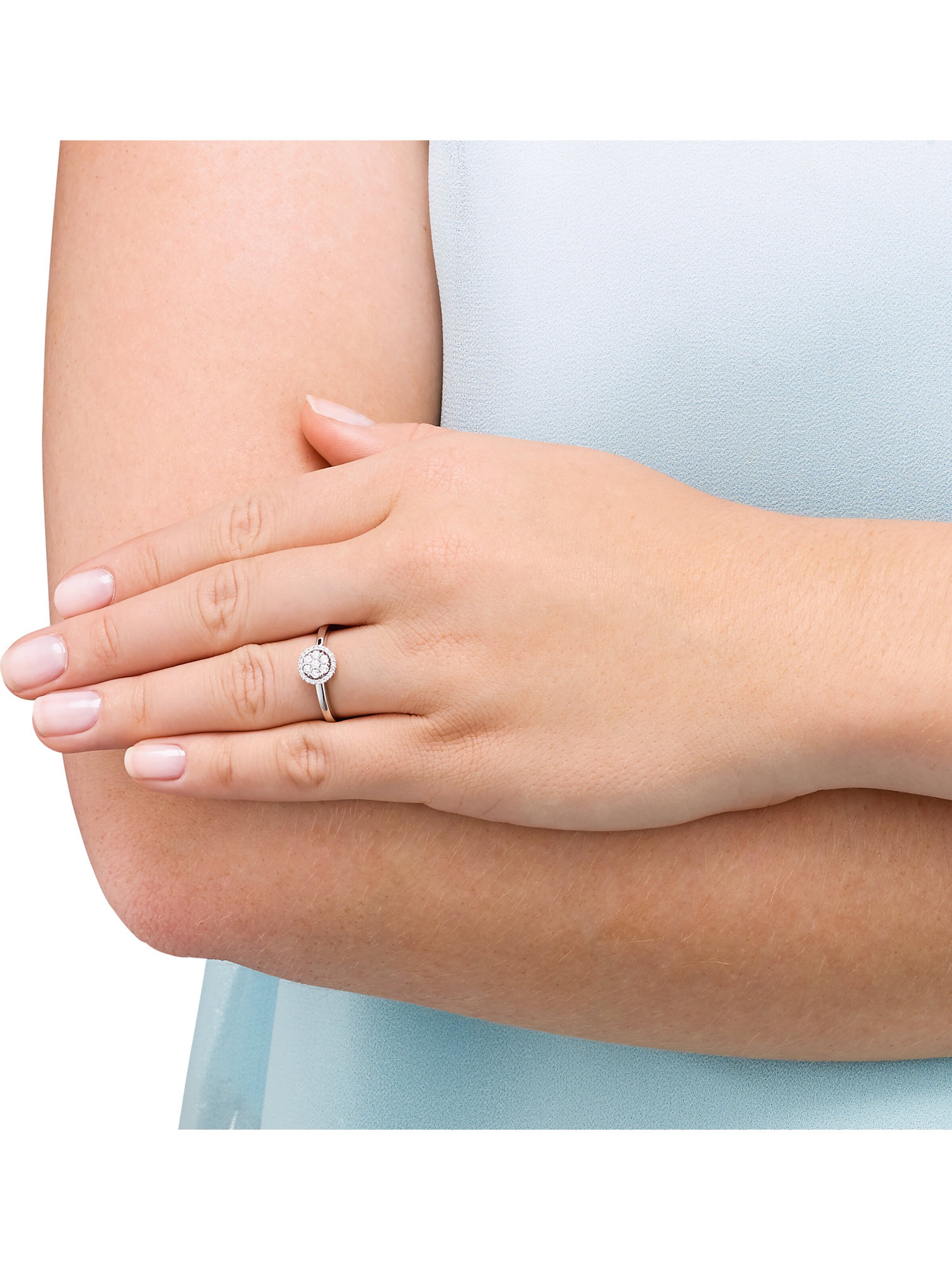 CHRIST Ring 'Diamonds' in Silber