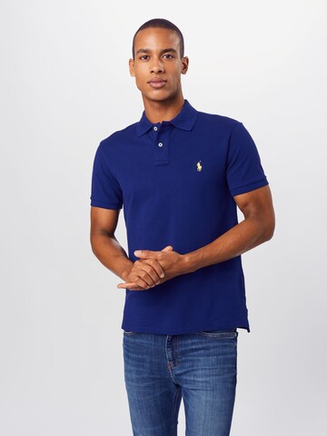 Polo Ralph Lauren Тениска в синьо: отпред