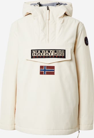 NAPAPIJRI Weatherproof jacket 'Rainforest' in Beige: front