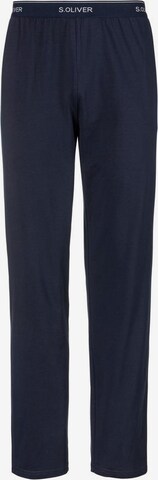 s.Oliver Pyjama lang in Blauw