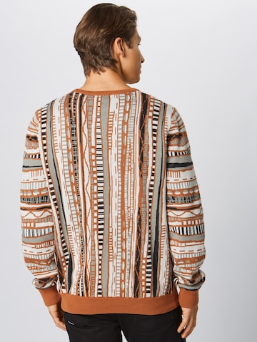 Iriedaily Sweater 'Theodore' in Brown: back