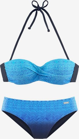 LASCANA - Bikini en azul: frente