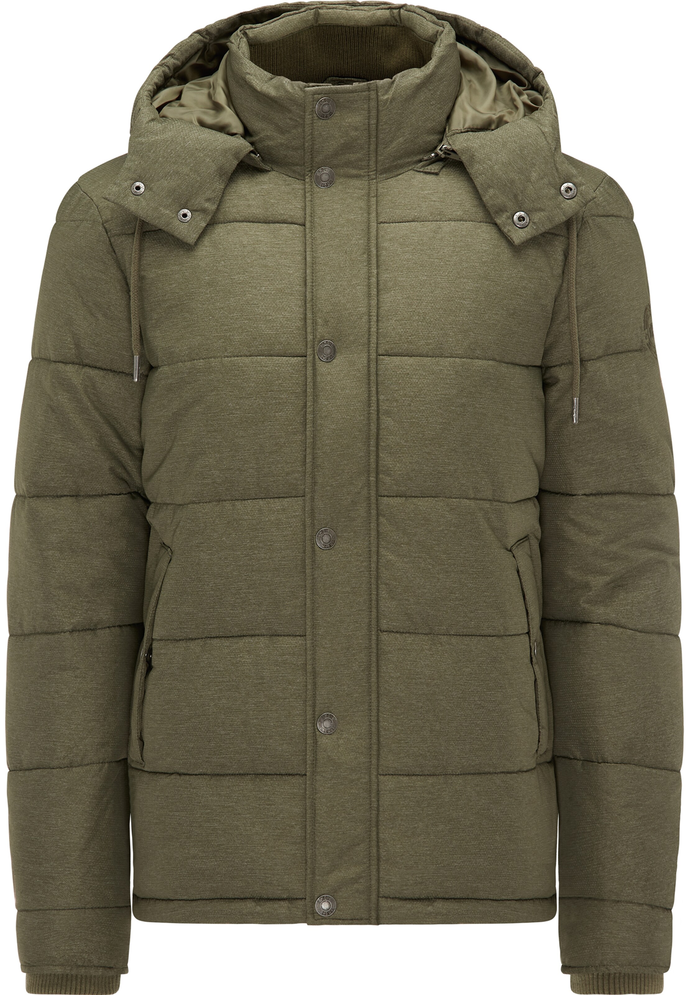 MO - Tussenparka in de kleur Olijfgroen