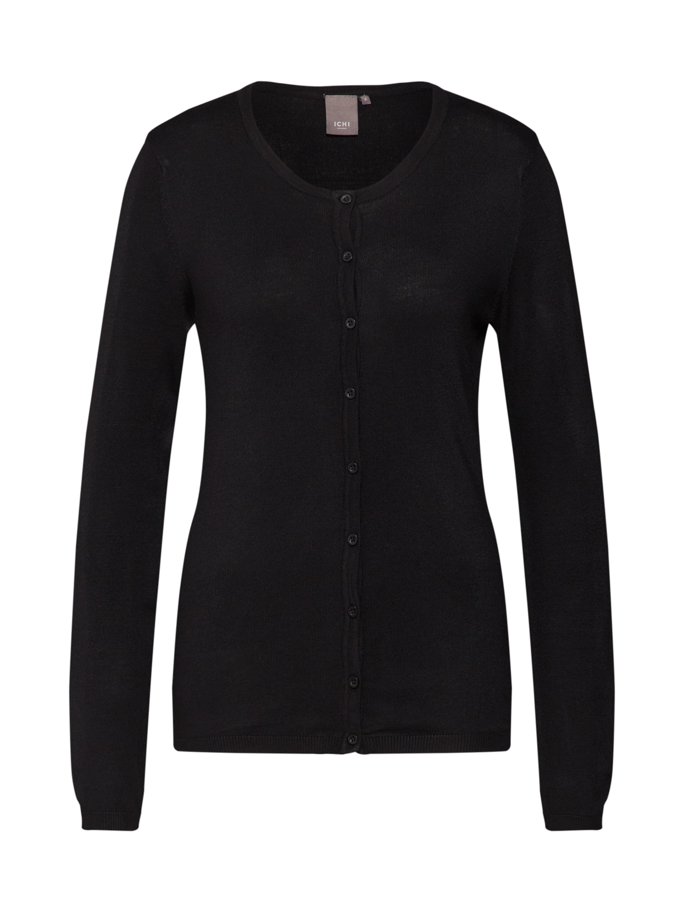 ICHI Kardigan 'IHMafa' – černá: přední strana