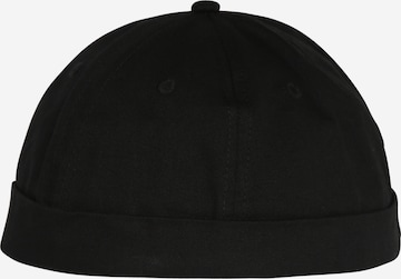 JACK & JONES قبعة 'Steven' بلون أسود: الأمام