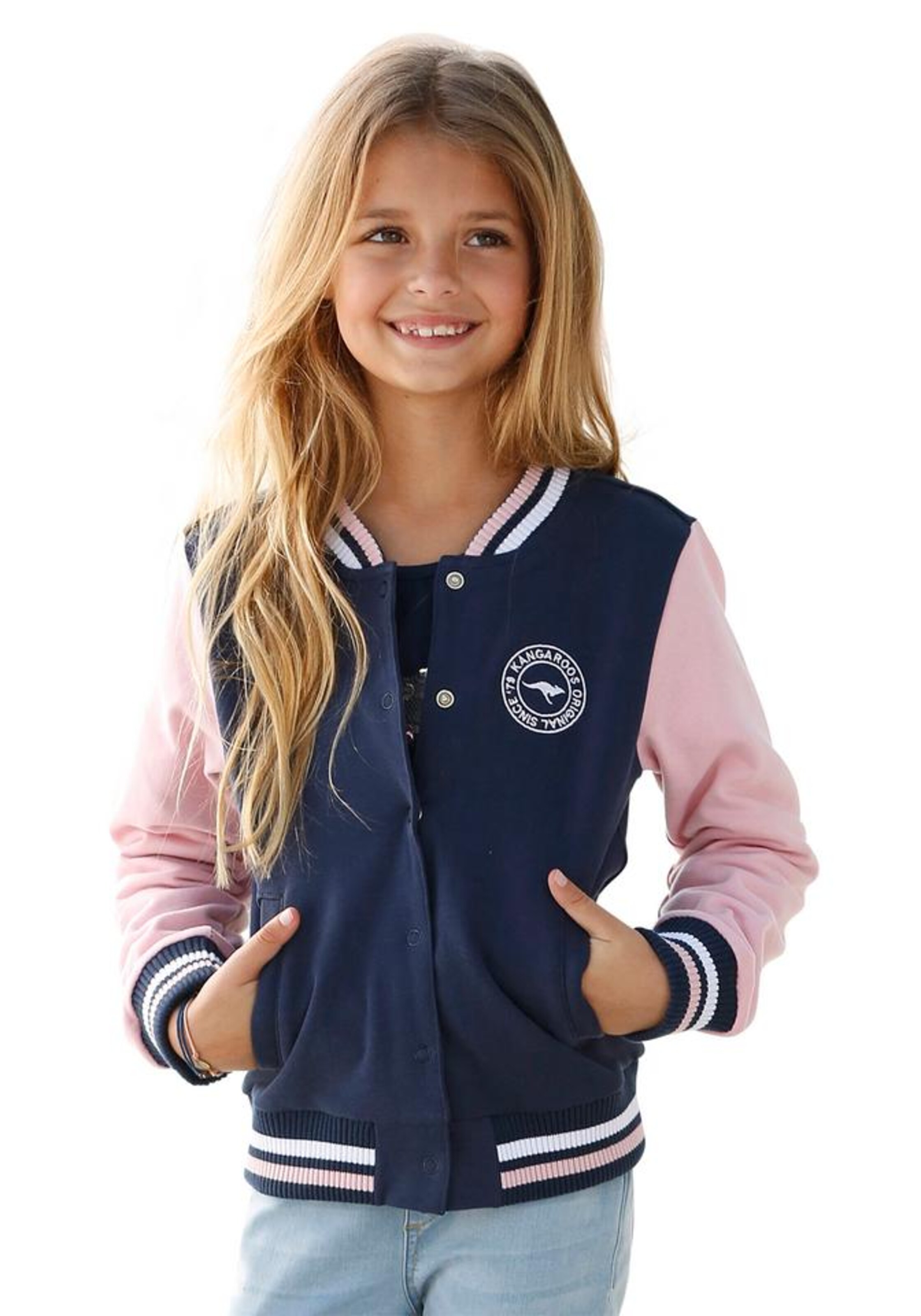 KangaROOS Sweatjacke in Blau: Vorderseite