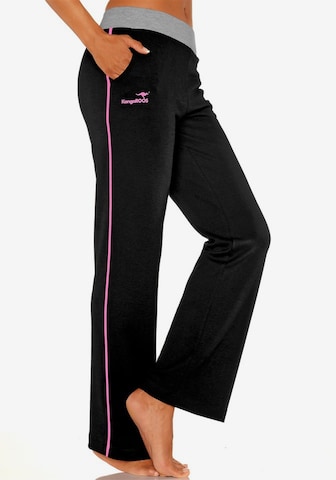 KangaROOS Regular Панталон пижама в черно