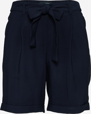 VERO MODA Regular Bandplooibroek 'Elke' in Blauw: voorkant