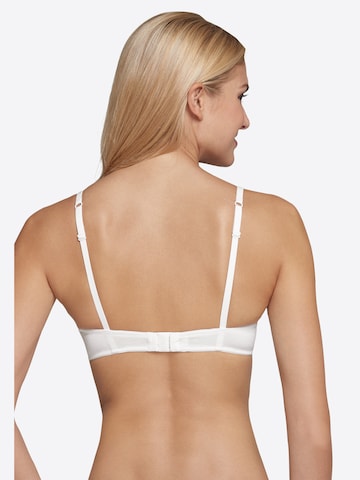 SCHIESSER T-shirt Bra in White: back