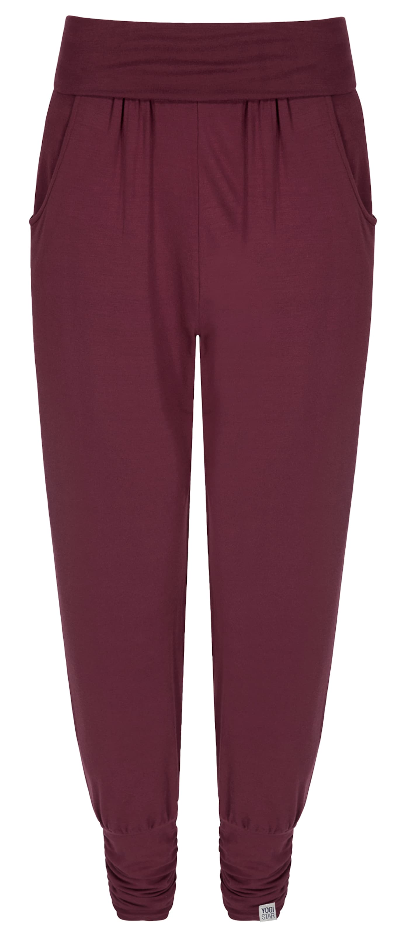 YOGISTAR.COM - Pants 'bamboo' in weinrot