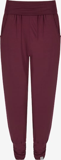 YOGISTAR.COM Pants 'bamboo' in weinrot, Produktansicht