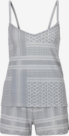 s.Oliver Short Pajama Set in Grey: front