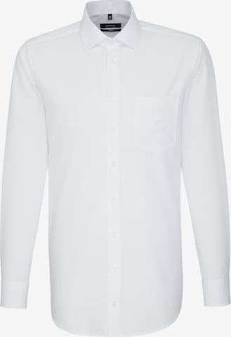 SEIDENSTICKER Comfort fit Button Up Shirt in White: front