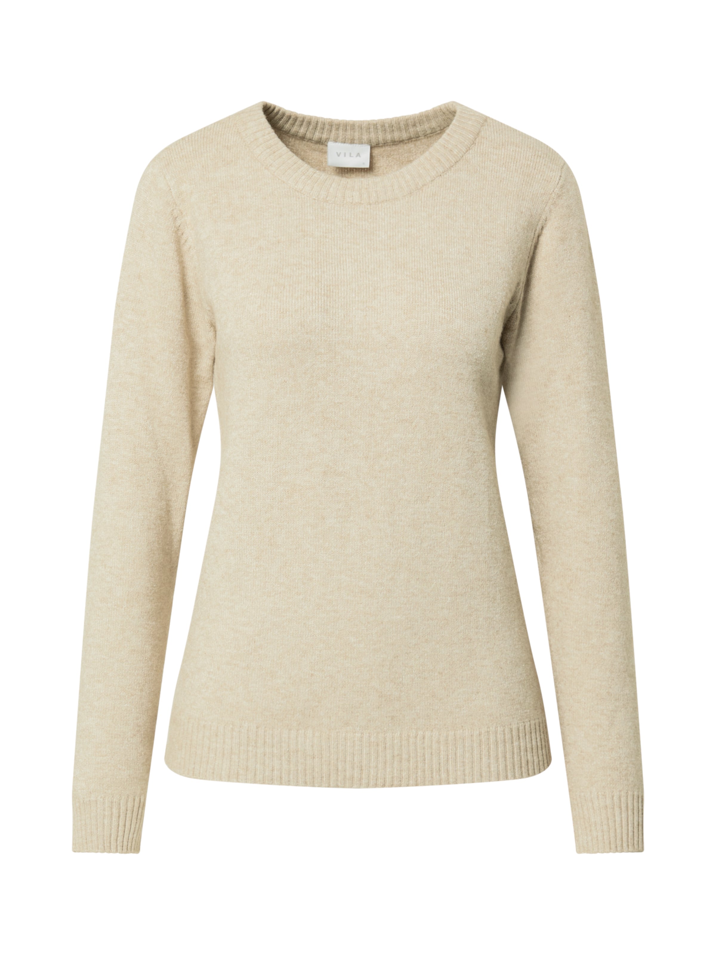 VILA Sweater 'VIRil' in Beige: front