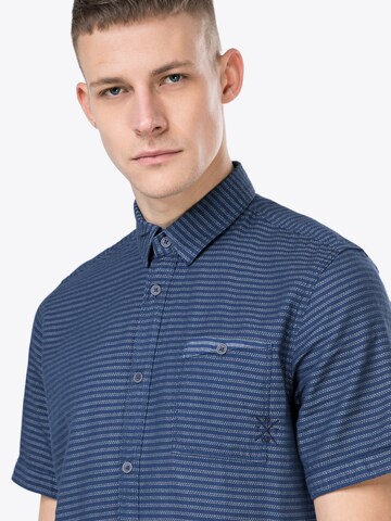 TOM TAILOR Regular Fit Hemd in Blau