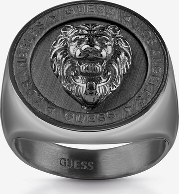 GUESS Ring ' Head Coin' in Grey: front