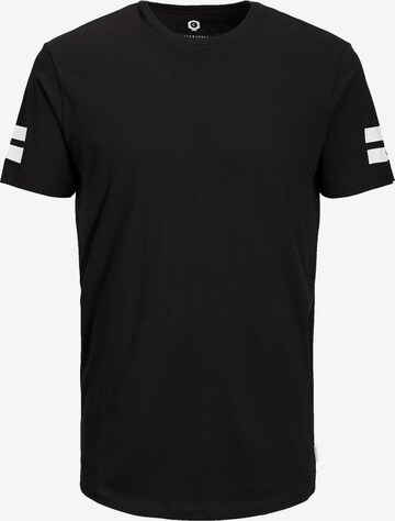 T-Shirt 'Boro' JACK & JONES en noir : devant