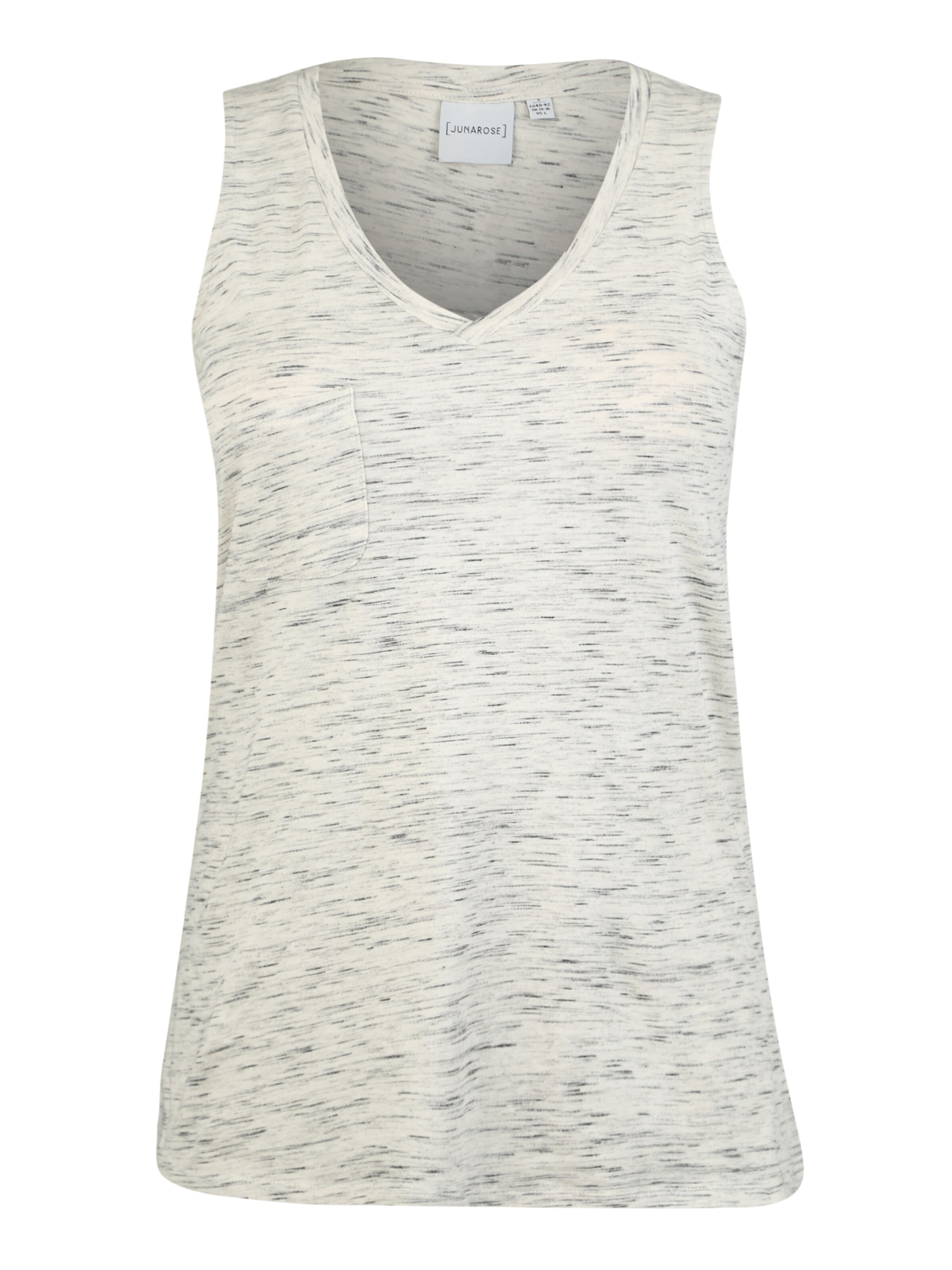 Junarose - Top 'JRMACAELA SL TOP MH - S' in de kleur Grijs gemêleerd