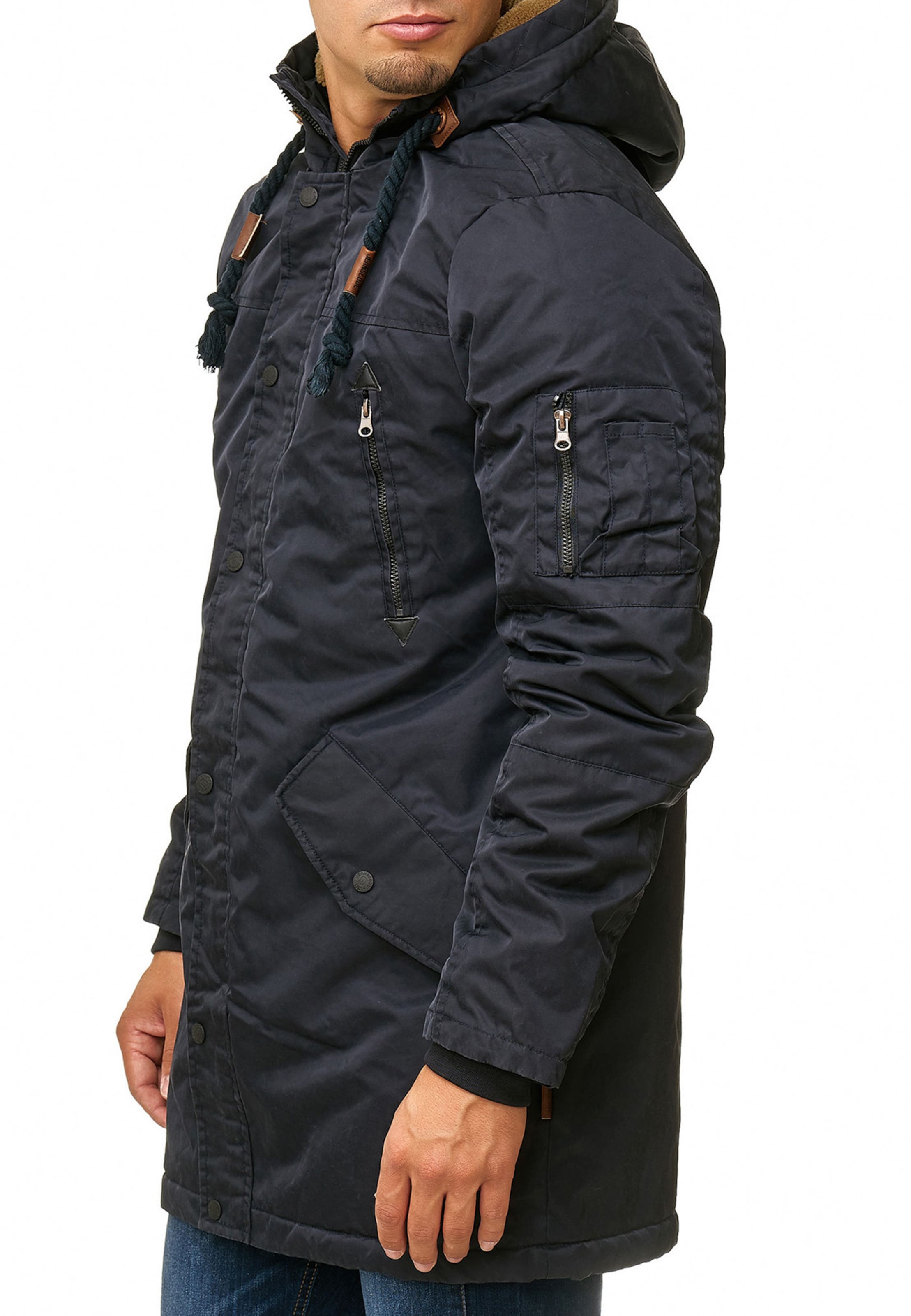 INDICODE JEANS Parka 'Bardsley' in Blau