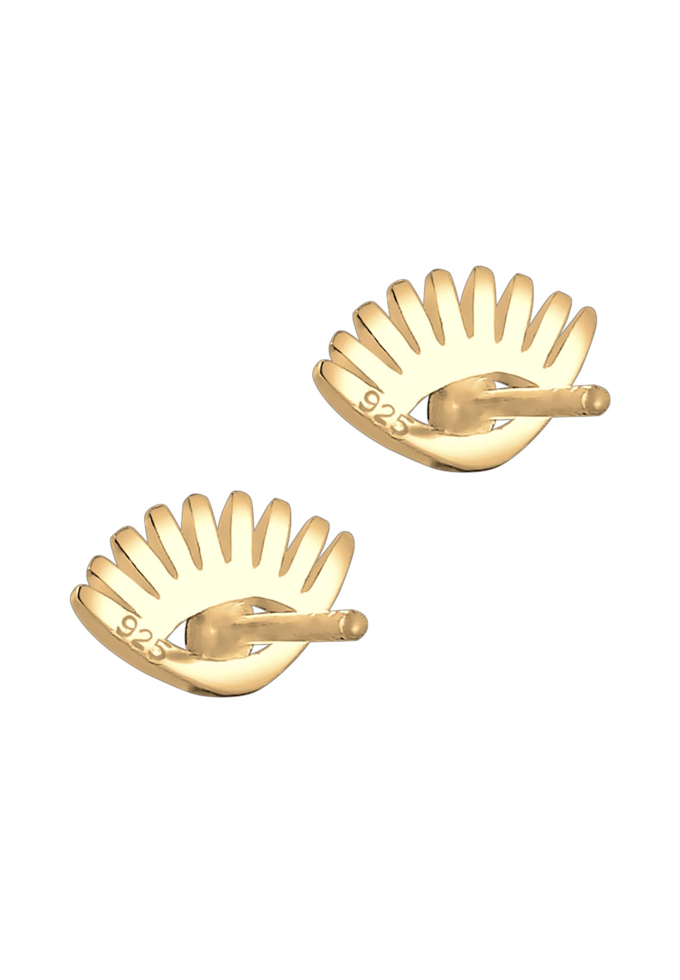 ELLI Ohrringe 'Evil Eye' in Gold