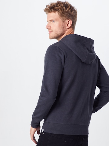 !Solid Zip-Up Hoodie 'Morgan' in Grey