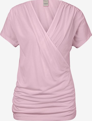 T-shirt heine en rose : devant